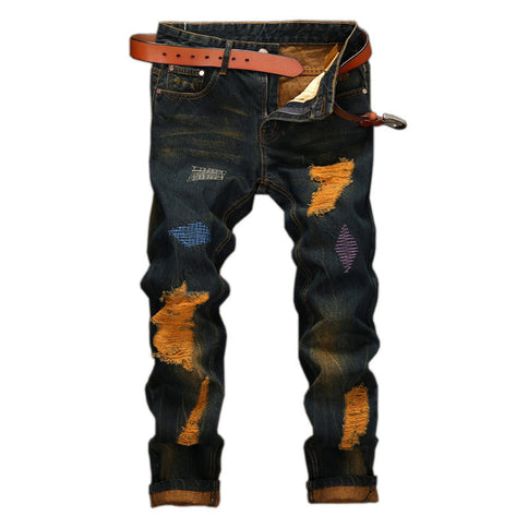 Men's Retro Fashion And Personalized Pants