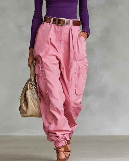 Niche Relaxed-fit Wide-leg Casual Trousers For Women