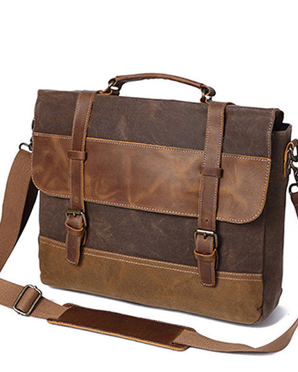 Men's Fashion Canvas One-Shoulder Messenger Bag