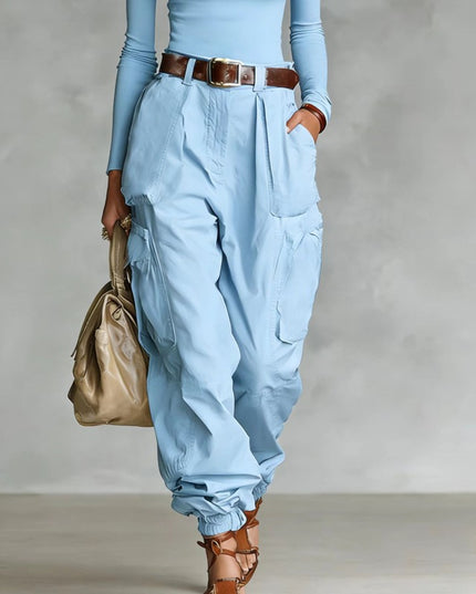 Niche Relaxed-fit Wide-leg Casual Trousers For Women