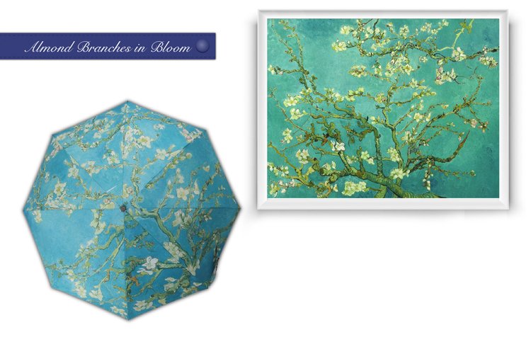 Almond Branches in Bloom Umbrella