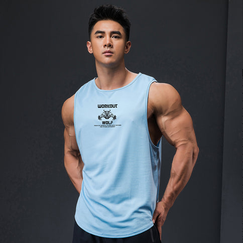 Men's Sleeveless Sports Quick-drying Clothes Loose Breathable Fitness Vest