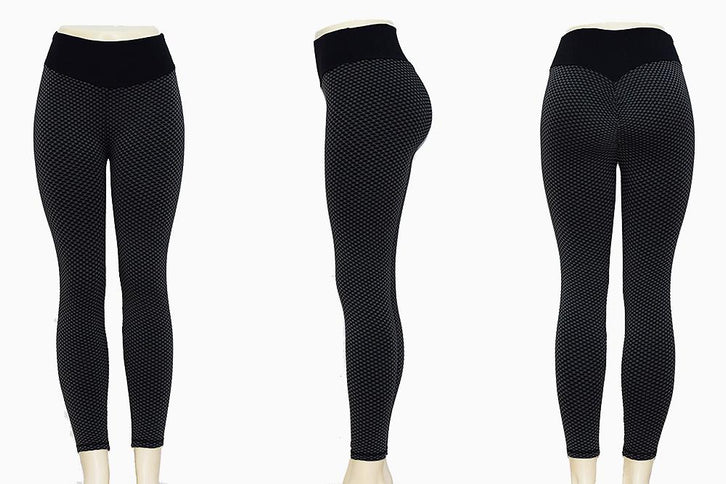 Yoga Pants, Mesh Knitting, High Waist, Gym