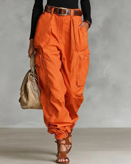 Niche Relaxed-fit Wide-leg Casual Trousers For Women