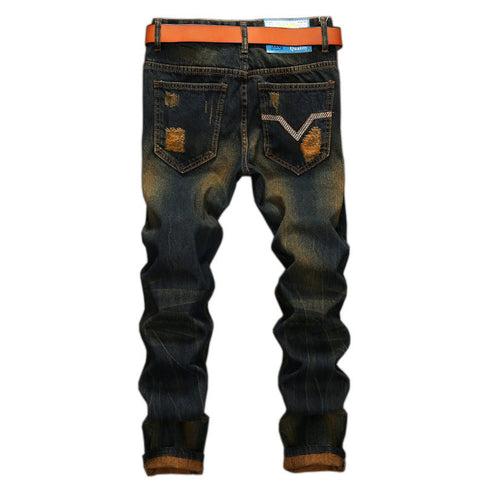 Men's Retro Fashion And Personalized Pants