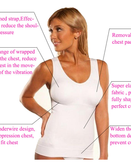 Women's Tummy Control Shape Wear Tank Tops XL